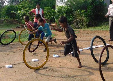 Learning language through hoop rolling : Play is the highest form of research